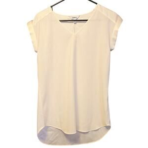 Express satin cap sleeve shirt nwt size xs